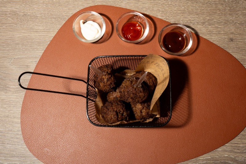 Homemade polpettine at Bridge